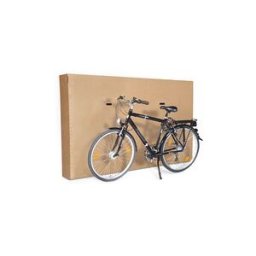 ratioform Scat. americana per biciclette, 1350 x 220 x 750 mm, onda doppia, portata 150 kg