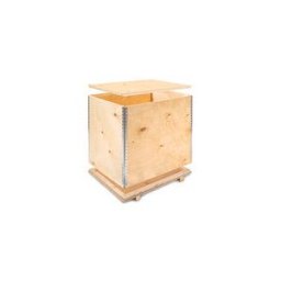 ratioform Cassa di legno con travetti ECONOMY, 740 x 580 x 580 mm, 1/2 Euro, peso 18,3 kg