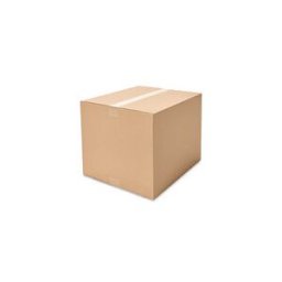 ratioform Scatola americana in cartone ECONOMY 400 x 350 x 400 mm, onda singola, avana