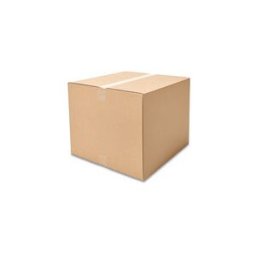 ratioform Scatola americana in cartone ECONOMY 500 x 400 x 400 mm, onda singola, avana