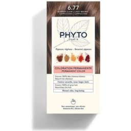 Phyto Color Kit 6,77 Marrone Chiaro Cappuccino Colorazione Permanente