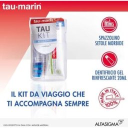 Taumarin Tau Kit Spazzolino Morbido Con Dentifricio Alle Erbe 20 Ml