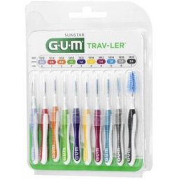 Gum Travler Kit Scovolini 10 Pezzi