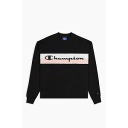 Champion Felpa Palestra Crop Logo Nero Donna S