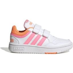 ADIDAS Hoops 3.0 Cf C Ps Bianco Rosa Sneakers Bambina EUR 34 / UK 2