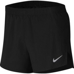 Nike Pantaloncini Running Fast 4" Nero Reflective Argento Uomo XL