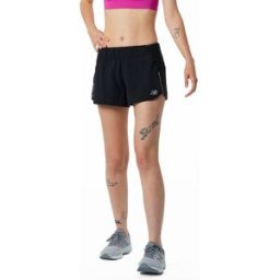 New Balance Pantaloncini Running Impact Run 3 Inch Nero Donna L