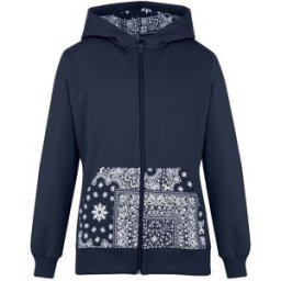Get Fit Felpa Zip E Cappuccio Maximilian Blu Bambino 8 Anni
