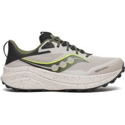 Saucony Xodus Ultra 3 Grigio Verde Scarpe Trail Running Uomo EUR 44,5 / US 10,5