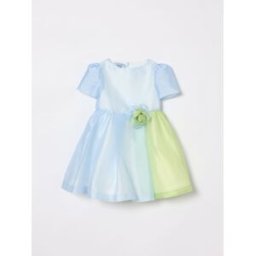 Mi Mi Sol Abito mini in organza Azzurro Taglia 4