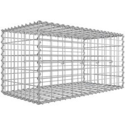 SONGMICS Gabbione Rettangolare 100 x 50 x 50 cm, 1