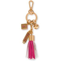 Portachiavi con nappina FUXIA, one_size, Pollini one_size