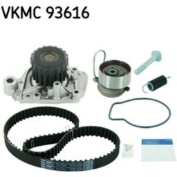 Skf Pompa dell'acqua + kit cinghia di distribuzione VKMC 93616