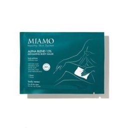 MEDSPA Srl Miamo Body Renew Alpha Blend 13% Exfoliating Body Garze - Trattamento esfoliante e rigenerante - 1 garza