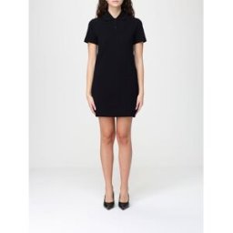 Saint Laurent Abito a polo in cotone Nero Taglia M