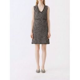 Fabiana Filippi Abito in maglia di cotone Tweed Blue Taglia 40