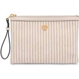 Punch Bag Plume in Canvas BEIGE/AVORIO/BEIGE/NERO, one_size, Pollini one_size