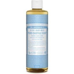 DR Bronners Dr. Bronner's Sapone Liquido Bio 18 in 1 Senza Profumo 475 ml