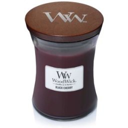WoodWick Candela Ecologica Colore Rosso Fragranza Black Cherry 92100E