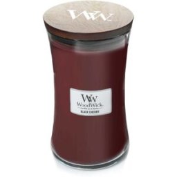 WoodWick Candela Ecologica Colore Rosso Fragranza Black Cherry 93100E