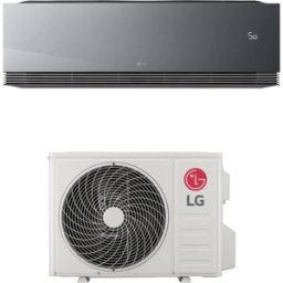 LG Condizionatore Mono Split Artcool Mirror Ai Air Nero Wifi 18000 Btu Inverter A++ R32 Aa18sp.Ns1