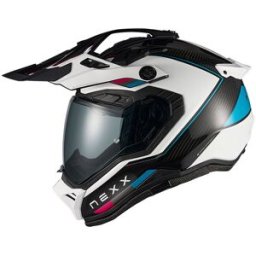 Casco Moto integrale Adventure Nexx X.RALLY Raid Blu Pink taglia S