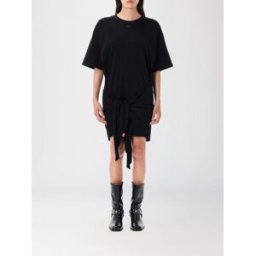 Diesel Abito a t-shirt in cotone D-Eivor Nero Taglia M