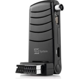 telesystem Ts6005 Decoder Digitale Terrestre Dvb-T2 Hevc Mpeg-4 Stealth Telecomando- Ts6005