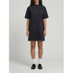 Courrèges Abito a t-shirt in cotone Nero Taglia XS