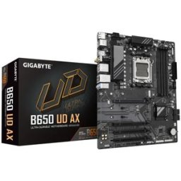 Gigabyte B650 Ud Ax Scheda Madre - Supporta Cpu Amd Ryzen Serie 9000, Vrm A 6+2+2 Fasi, Fino A 7600mhz Ddr5 (Oc), 1x Pcie 5.0 + 2x Pcie 4.0 M.2, Lan Gbe, Wi-Fi 6, Usb 3.2 Gen 2