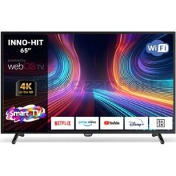 inno hit Ih65uwb4 Smart Tv 65 Pollici 4k Ultra Hd Display Led Sistema Web Os Colore Nero - Ih65uwb4