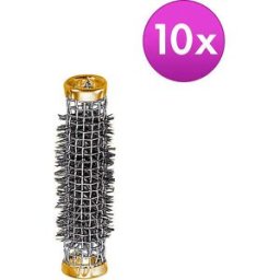 MyBrand BHK Arricciacapelli a filo con setole Color oro, Ø 13 mm, Per confezione 10 pezzi