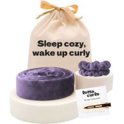 lotta curls Set di nastri arricciacapelli viola brillante