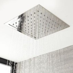 HudsonReed Soffione Doccia Incasso Quadrato 280x280mm - Getto effetto pioggia - Design Moderno - Trenton