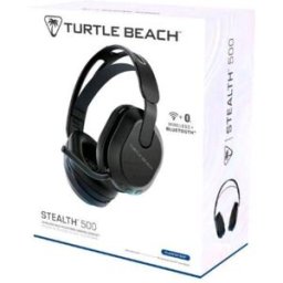 Turtle Beach Stealth 500 Cuffie Gaming Con Microfono Wireless Certificate Sony Playstation 5 Batteria 40 Ore Per Ps5, Ps4, Pc E Mobile Nero