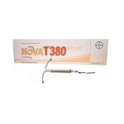 BAYER dispositivo intrauterino nova t 380 in polietilene con spirale in rame superficie 380 mmq e anima in argento