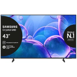 Samsung UE43U7000FUXZT, Smart TV Crystal UHD 43'', 4K, Processore 4K, HDR, Experience, OTS Lite & Adaptive Sound, Metal Stream Design