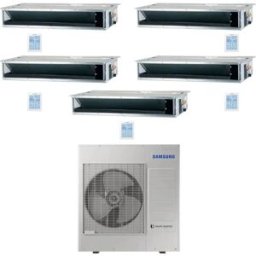 Samsung Climatizzatore Canalizzabile Penta Split 9000+9000+9000+9000+9000 Btu Inverter R32 A++ Aj100txj5kg