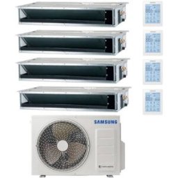 Samsung Climatizzatore Canalizzabile Quadri Split 9000+9000+9000+9000 Btu Inverter R32 A++ Aj080txj4kg