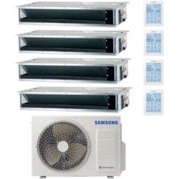 Samsung Climatizzatore Canalizzabile Quadri Split 9000+9000+9000+9000 Btu Inverter R32 A++ Aj100txj5kg