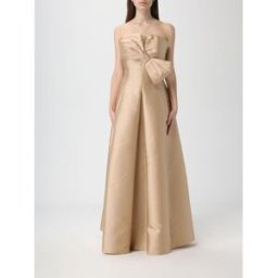 Alberta Ferretti Abito da sera in mikado Polvere Taglia 44