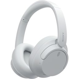 Cuffie Sony WH-CH720 Bluetooth 5.2 con microfono integrato - Archetto regolabile - Connettività multipoint - Cablate e wireless - Padiglioni auricolari rotanti - Durata della batteria fino a 50 ore - Bianco