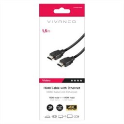 SBS Cavo Hdmi Ad Alta Velocità Con Ethernet 1,5 M-nero