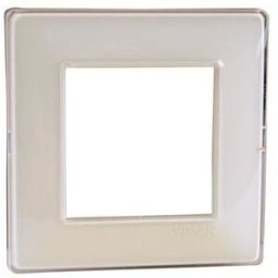 Vimar PLACCA PLANA 2 MODULI REFLEX NEVE