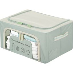 KASANOVA Scatola armadio 40x20x30 cm doppia cerniera e scritta verde