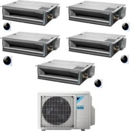 Daikin Climatizzatore Canalizzabile Mini Sky Penta Split 9000+9000+9000+9000+12000 Btu Inverter R32 A+++ 5mxm90a