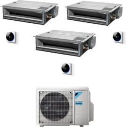 Daikin Climatizzatore Canalizzabile Mini Sky Trial Split 9000+9000+18000 Btu Inverter R32 A+++ 3mxm68a