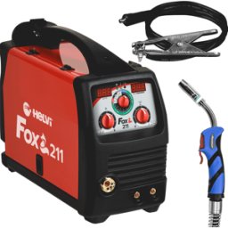 Helvi Fox 211 Digital - Saldatrice Inverter Multiprocesso (MIG-MAG/MMA/TIG LIFT), corrente continua (DC) - GAS/NO GAS
