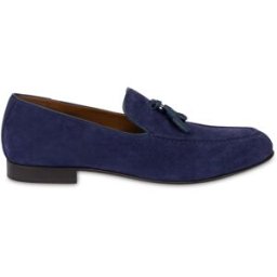 Mocassino Slip-On California in Crosta BLU, 41, Pollini 41