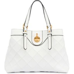 Small Double Handle Bag Drop Matelassè faux leather AVORIO/AVORIO, one_size, Pollini one_size
